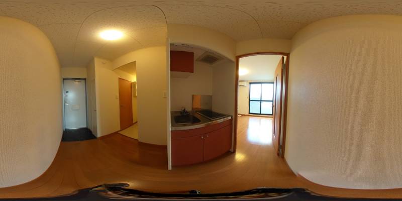 パノラマ画像キッチン