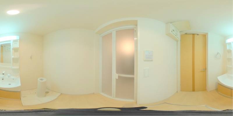 パノラマ画像洗面所