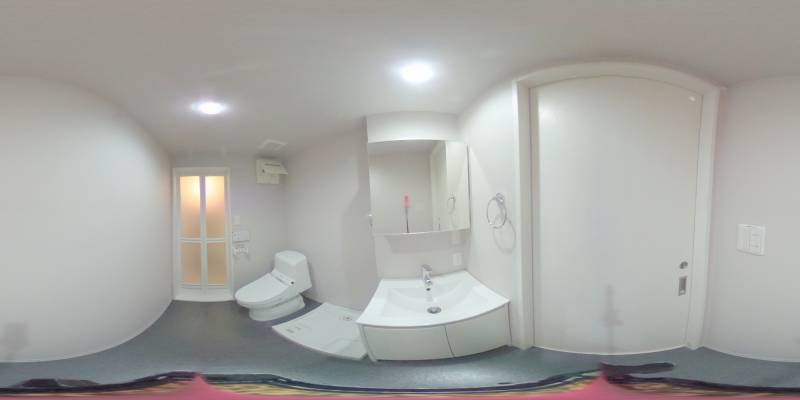 パノラマ画像洗面所