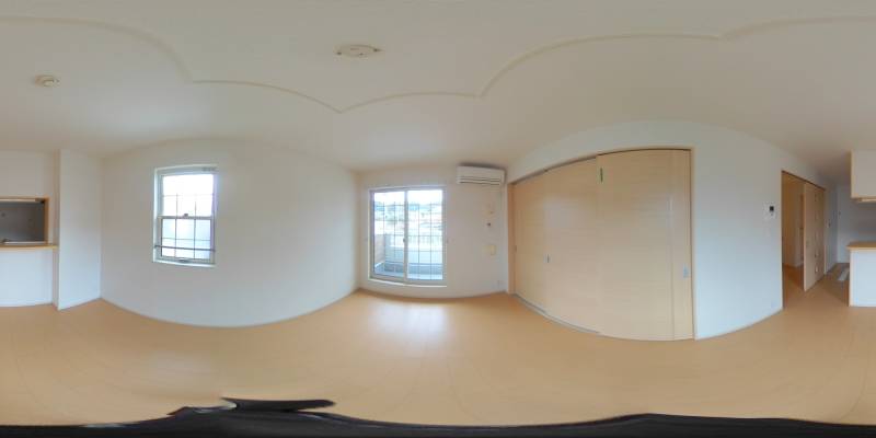 パノラマ画像リビング