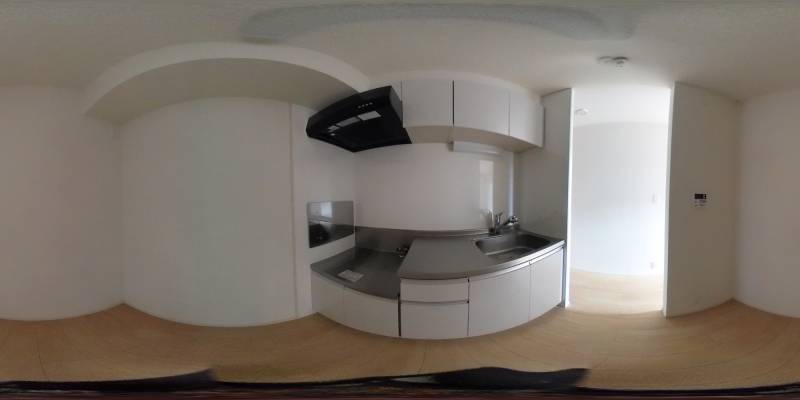 パノラマ画像キッチン