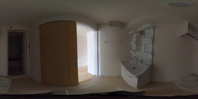 パノラマ画像洗面所