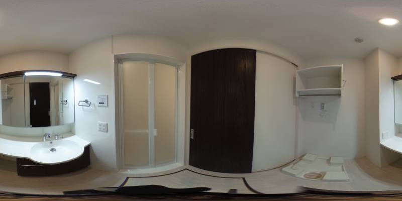 パノラマ画像洗面所