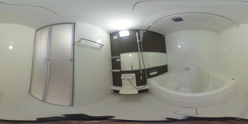 パノラマ画像バスルーム