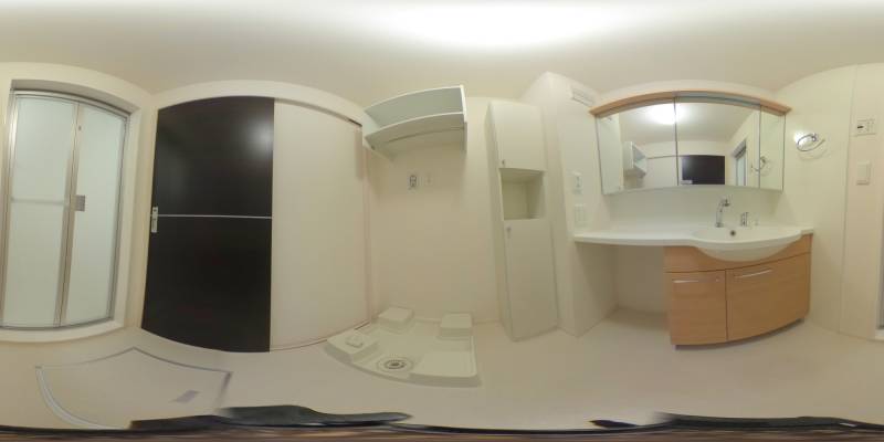 パノラマ画像洗面所
