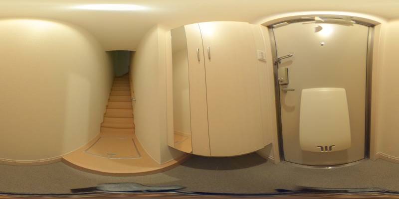 パノラマ画像玄関