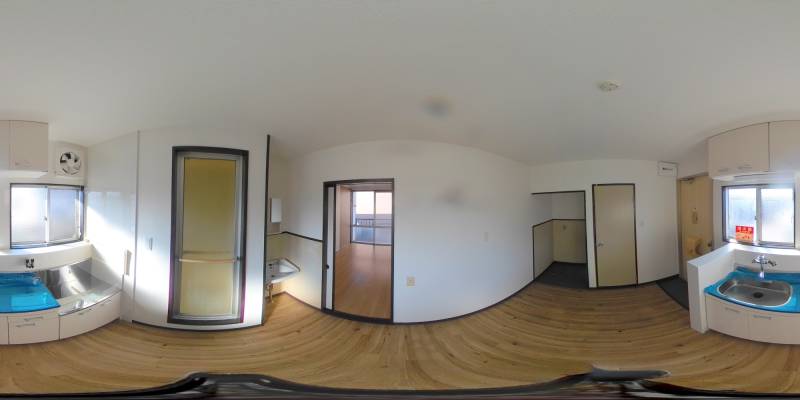 パノラマ画像キッチン