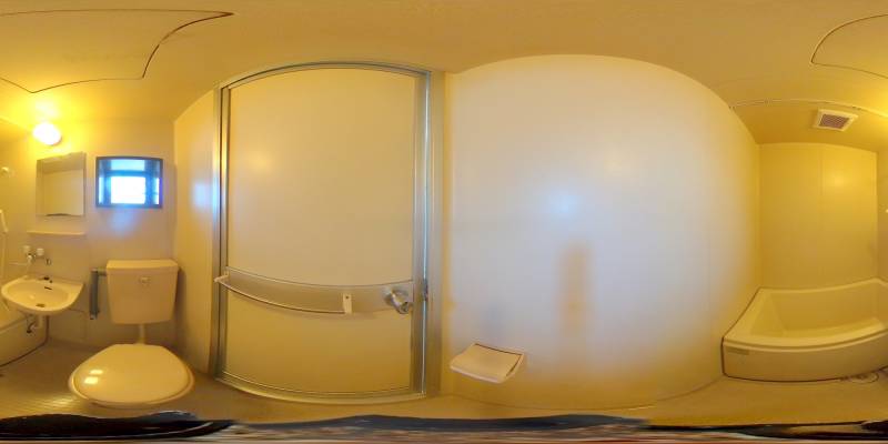 パノラマ画像バスルーム