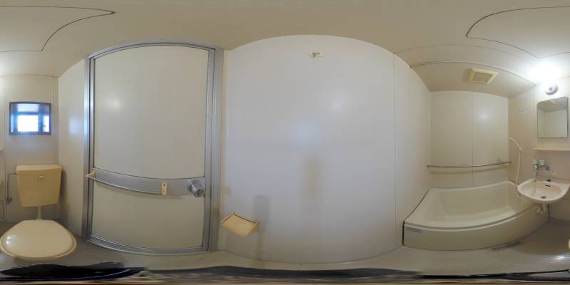 パノラマ画像バスルーム