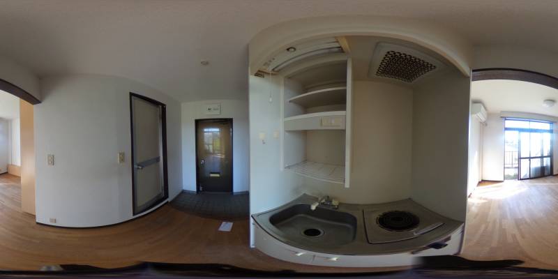 パノラマ画像キッチン