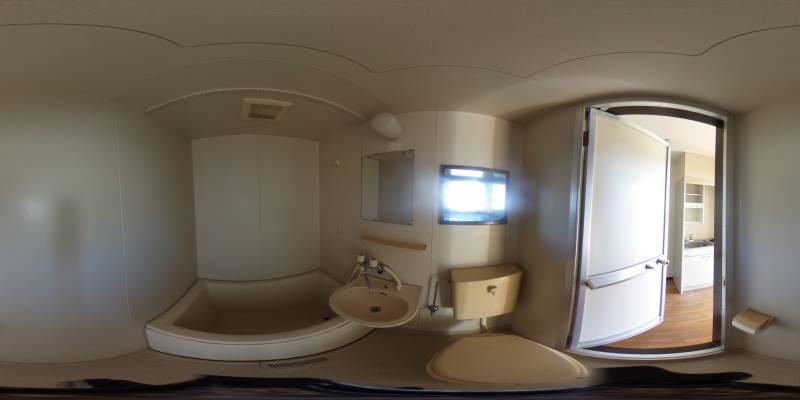 パノラマ画像バスルーム