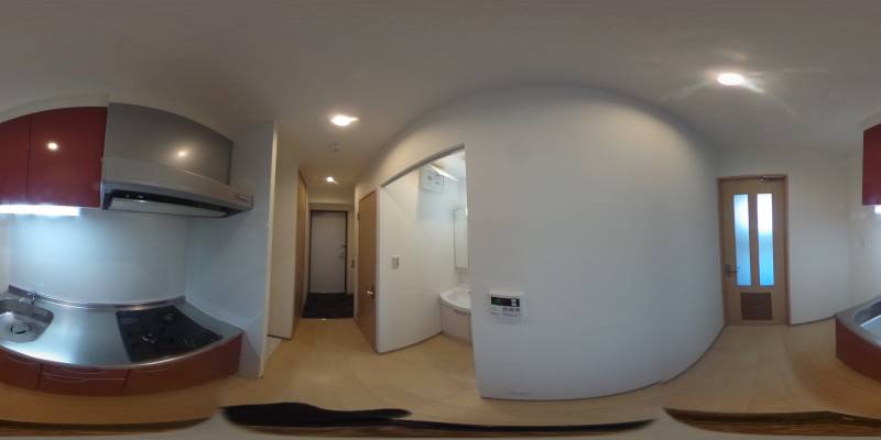 パノラマ画像キッチン