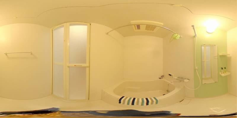 パノラマ画像バスルーム