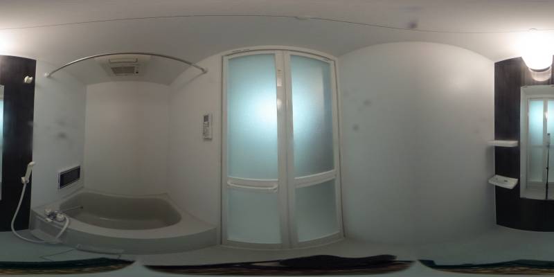 パノラマ画像バスルーム