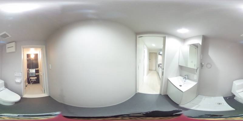 パノラマ画像洗面所