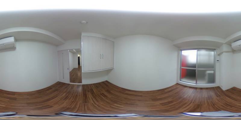 パノラマ画像寝室