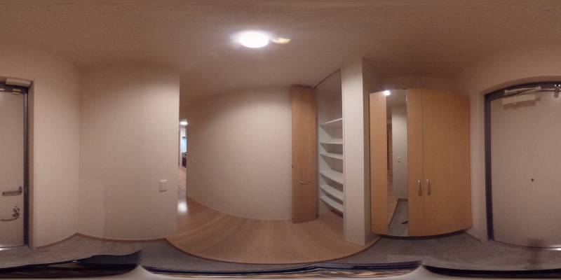 パノラマ画像玄関