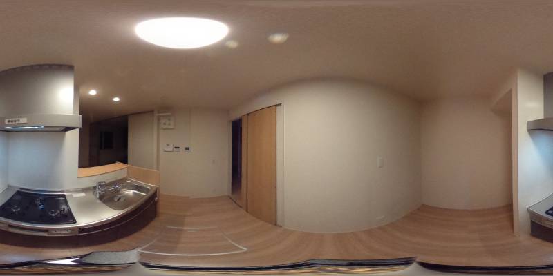パノラマ画像キッチン