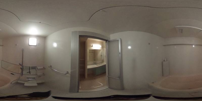 パノラマ画像バスルーム