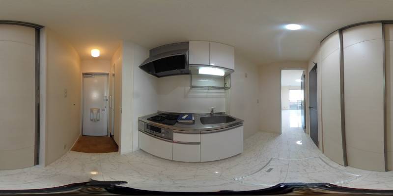 パノラマ画像キッチン