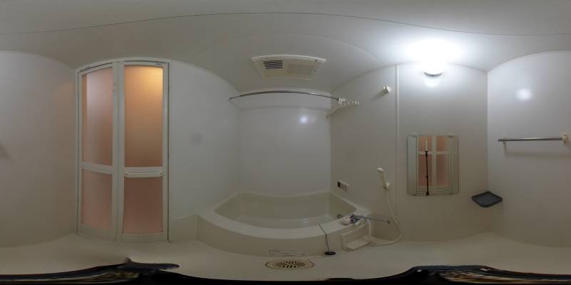 パノラマ画像バスルーム