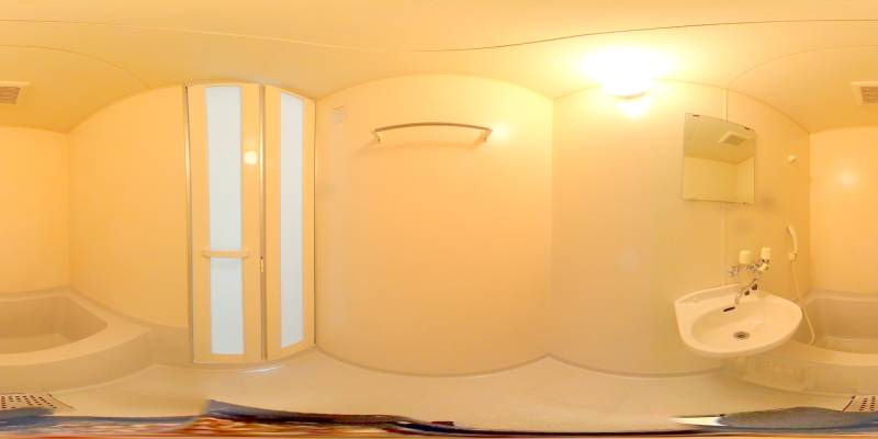 パノラマ画像バスルーム