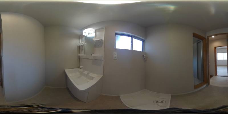 パノラマ画像洗面所