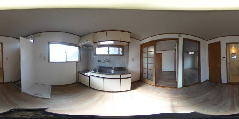 パノラマ画像キッチン