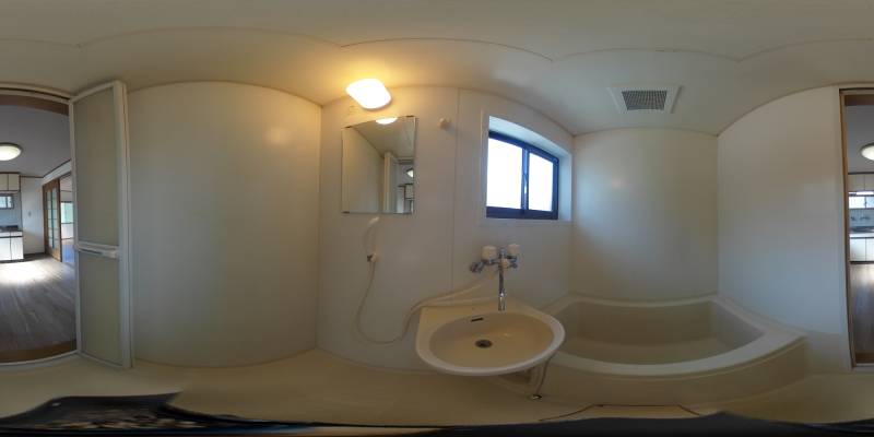パノラマ画像バスルーム