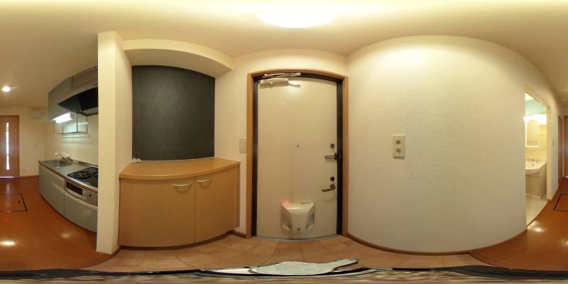 パノラマ画像玄関