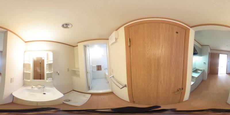 パノラマ画像洗面所