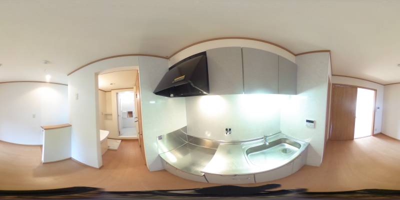 パノラマ画像キッチン