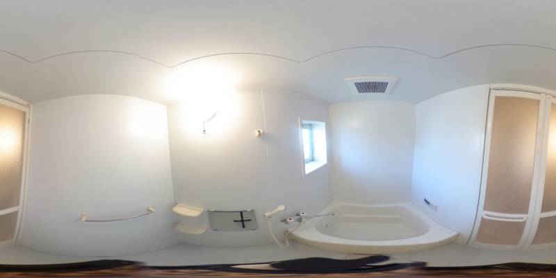 パノラマ画像バスルーム