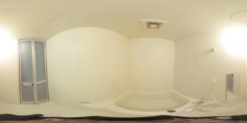 パノラマ画像バスルーム