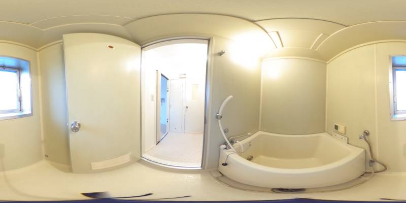 パノラマ画像バスルーム