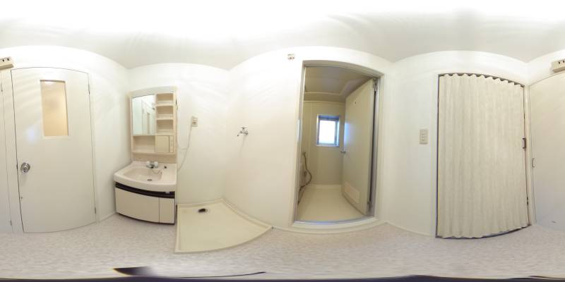 パノラマ画像洗面所