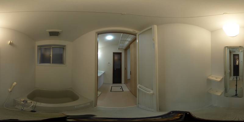 パノラマ画像バスルーム