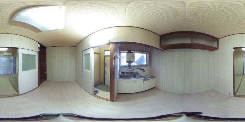 パノラマ画像キッチン