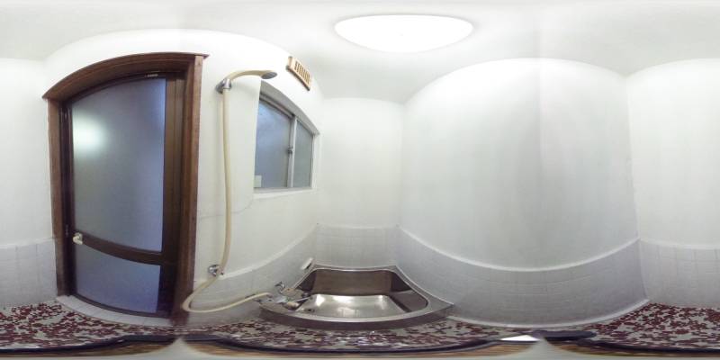 パノラマ画像バスルーム