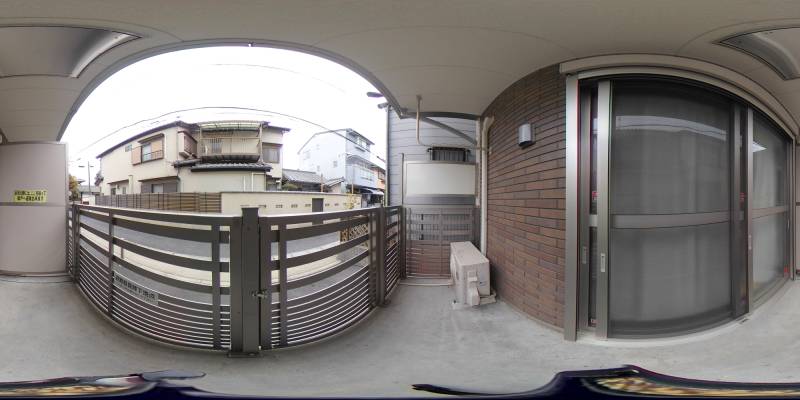 パノラマ画像バルコニー