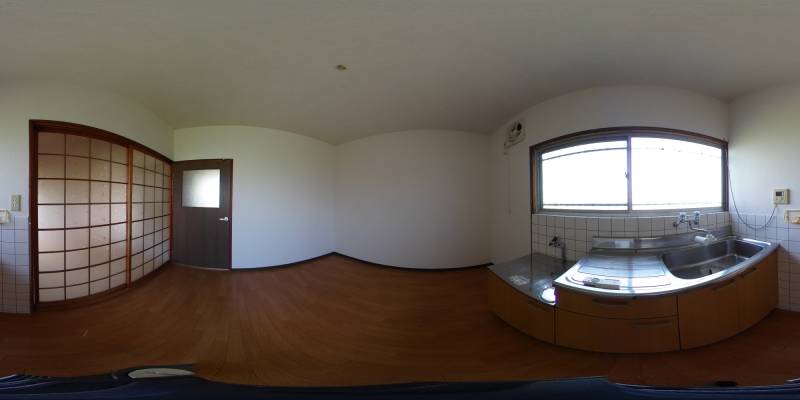 パノラマ画像キッチン