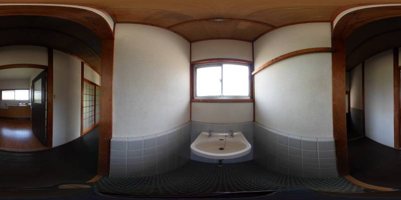 パノラマ画像洗面所