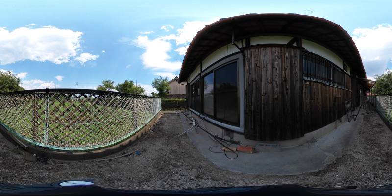 パノラマ画像バルコニー