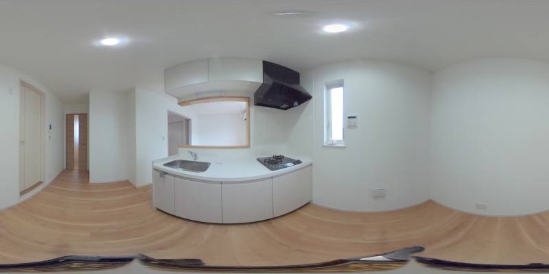 パノラマ画像キッチン