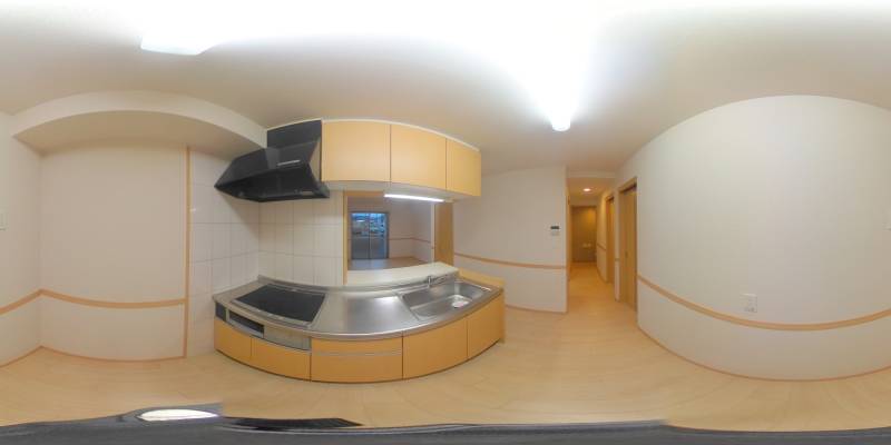 パノラマ画像キッチン