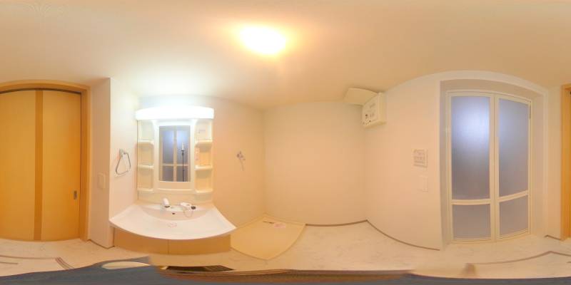 パノラマ画像洗面所