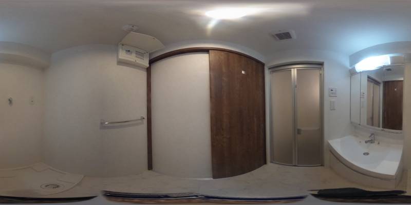 パノラマ画像洗面所