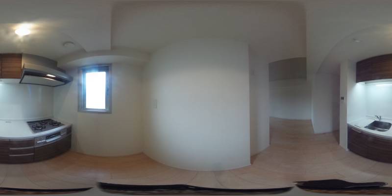 パノラマ画像キッチン