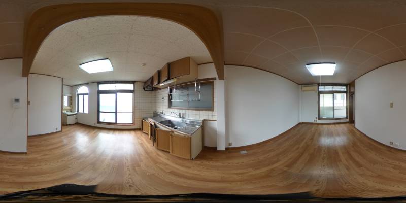 パノラマ画像キッチン