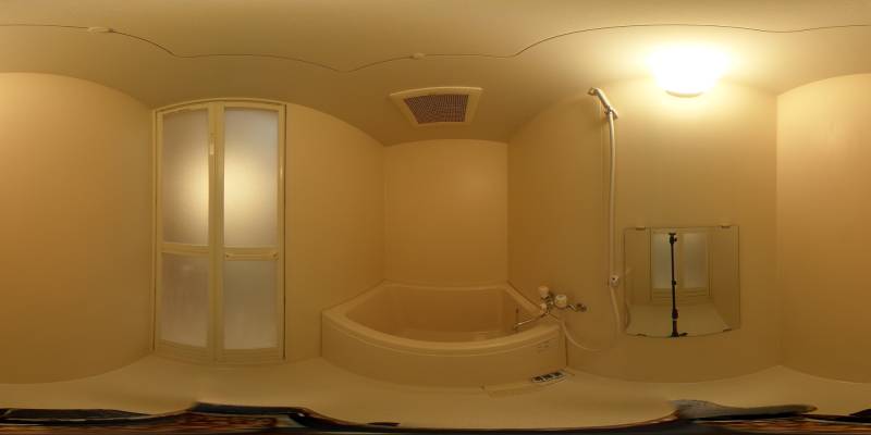 パノラマ画像バスルーム